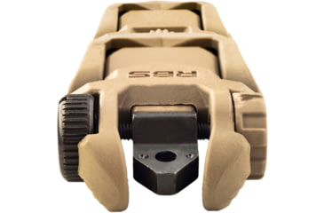 Image of Meprolight MEPRO FRBS - Self-Illuminated Flip Back-Up Rifle Sights, 4 Dot Rear / Orange Hyper Bright Front, Desert, 403440, 403440