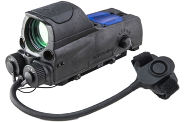 Image of Meprolight MOR Pro 4.3 MOA Dot, Green Visible Laser &amp; IR Laser, Black, 0687741