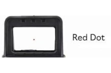 Image of Meprolight MPO-DS Open Emitter Pistol Sight with RMSc/JPoint Footprint, Red, 3.5 Moa Dot, Black Red Reticle, 901243171, 901243171