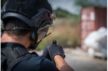 Image of Meprolight FT Bullseye Tritium Self-Illuminated Rear Night Sight, Kahr, Green, 0631473108