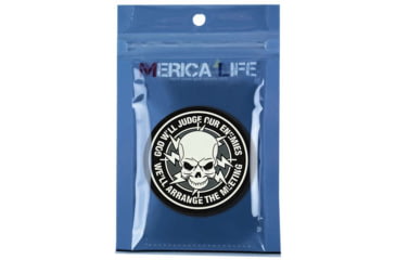 Image of Merica Life God Will Judge Our Enemies, Well Arrange the Meeting Patch, 3.3, JOE
