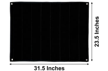 Image of Merica Life Medium Patch Collector Board - Hook &amp; Loop Patch Panel, Black, 23.5 x 31.5, ML-PP-MED-BLK