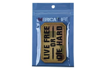 Image of Merica Life Live Free or Die Hard Patch, 3 x 2, LFDH