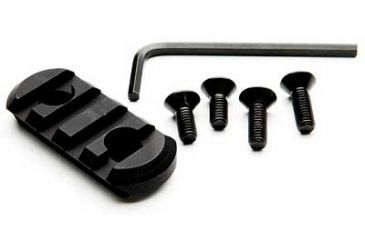 Image of Mesa Tactical Adapter Mount Standard Profile Picatinny Rail, 2 in, Black, 90690