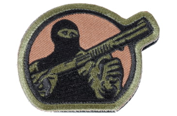 Image of Mesa Tactical Embroidered Patch, Guy Logo, Forest Green, 95470