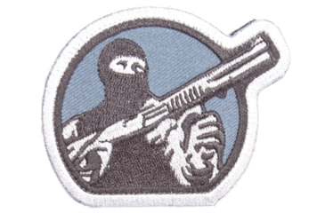 Image of Mesa Tactical Embroidered Patch, Guy Logo, Navy Blue, 95510