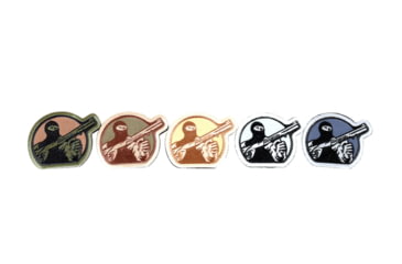 Image of Mesa Tactical Embroidered Patch Pack, Guy Logo, Five Patches in Five Colors, 95630