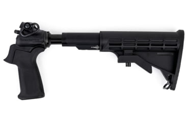 Image of Mesa Tactical Semi Auto LEO Gen II Tele Hydro Recoil Collapsible Shotgun Stock Kit, Beretta 1301, Standard Damping, 12 Gauge, Black, 91070