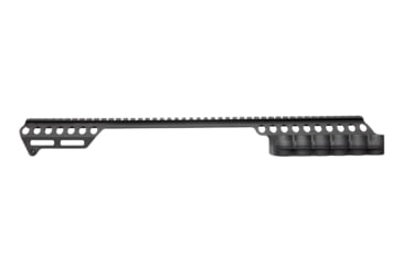 Image of Mesa Tactical SureShell Polymer Carrier and Fallon Rail for Rem Tac-13, 6-Shell, 12-GA, 18 in, Black, 93080