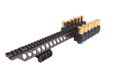 Image of Mesa Tactical SureShell Polymer Carrier and Rail for Kel-Tec KSG, 12-Shell, 12-GA, Both Sides, Black, 94910