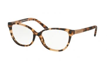 Image of Michael Kors ADELAIDE III MK4029 Single Vision Prescription Eyeglasses 3155-53 - Peach Tortoise Frame