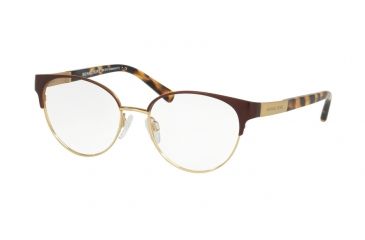 Image of Michael Kors ADELAIDE IV MK3010 Bifocal Prescription Eyeglasses 1076-51 - Satin Brown/Gold Frame