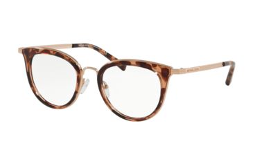 Image of Michael Kors ARUBA MK3026 Bifocal Prescription Eyeglasses, 50mm, Shiny Rose Gold, MK3026-1108-50-BI