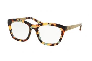 Image of Michael Kors BIG SKY MK4019 Single Vision Prescription Eyeglasses 3031-52 - Ocean Confetti Tortoise Frame