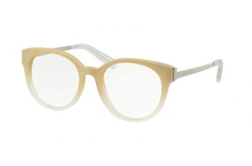 Image of Michael Kors GALICIA MK8010 Progressive Prescription Eyeglasses 3038-50 - Oak Crystal Soft Touch Frame