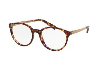 Image of Michael Kors MAYFAIR F MK4018F Single Vision Prescription Eyeglasses 3032-53 - Sunset Confetti Tortoise Frame