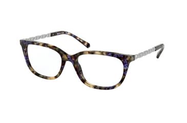 Image of Michael Kors MEXICO CITY MK4065 Progressive Prescription Eyeglasses, 52mm, New Treasure Blue Fleck Tortoise, MK4065-3279-52-PRO