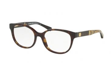 Image of Michael Kors MK4032F Single Vision Prescription Eyeglasses 3180-51 - Dk Tortoise Frame