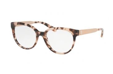 Image of Michael Kors MK4053F Bifocal Prescription Eyeglasses 3162-52 - Pink Tortoise Frame