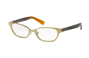 Image of Michael Kors SYBIL MK3014 Bifocal Prescription Eyeglasses 1149-50 - Pale Gold Frame