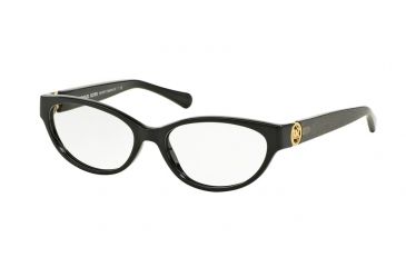 Image of Michael Kors TABITHA VII MK8017 Progressive Prescription Eyeglasses 3099-50 - Black/black Glitter Frame