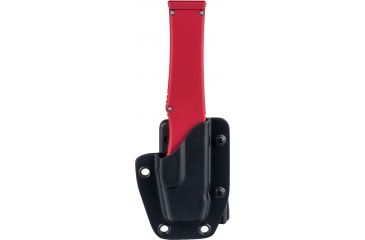 Image of Microtech Halo V TE OTF Automatic Knife, Red Handle, Black Tactical Plain X-MT150-1RD