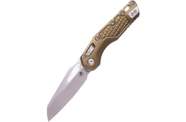 Image of Microtech MSI S/E Apocalyptic Standard Frag Aluminum 3.88in Folding Knife, Od Green, 210-10APFROD