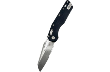 Image of Microtech MSI S/E Fluted G-10 Apocalyptic Partial Serrated 3.88in Folding Knife, Tan, 210-11APFLGTTA