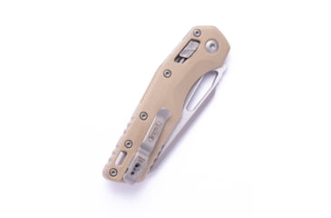 Image of Microtech MSI S/E Fluted G-10 Apocalyptic Standard 3.88in Folding Knife, Tan, 210-10APFLGTTA