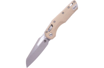 Image of Microtech MSI S/E Fluted G-10 Apocalyptic Standard 3.88in Folding Knife, Tan, 210-10APFLGTTA