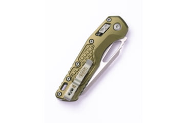 Image of Microtech MSI S/E Frag Apocalyptic Standard 3.88in Folding Knife, Manual Folder, OD Green, 210-11APFROD