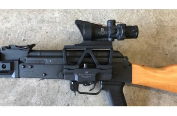 Image of Midwest Industries AKG2 Scope Mount, AK-47/74, ACOG Top, Black, MI-AKSMG2-A