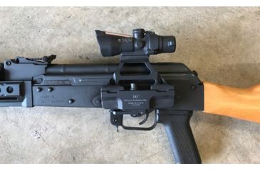 Image of Midwest Industries AKG2 Scope Mount, AK-47/74, Mini ACOG Top, Black, MI-AKSMG2-MA