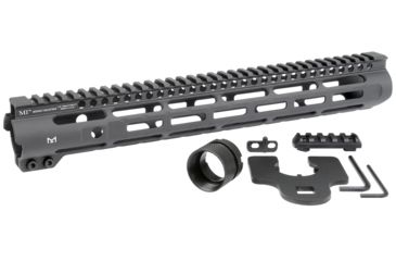 Image of Midwest Industries AR-15/M16 SLH Free Float Slim Line Handguard, 14 inches, Black, MI-SLH-14