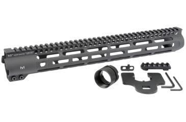 Image of Midwest Industries AR-15/M16 SLH Free Float Slim Line Handguard, 15 inches, Black, MI-SLH-15
