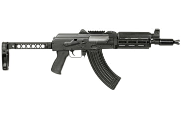 Image of Midwest Industries Stock Tube Adaptor Pistol Brace Compatible, Black, MI-STAP-PB