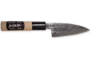 Image of Mikihisa Deba Fixed Blade Knife, 7.75in Overall, 3.13in Blade, Tsuchime White Steel #2 Blade, Poplar Wood Handle, L039