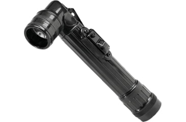 Image of MIL-TEC Medium Anglehead LED Flashlight, 2C, White, Black, Medium, 15143102
