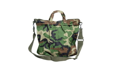 Image of MIL-TEC Flyer Helmet Bag, Woodland Camo, 19 x 17, 13826020