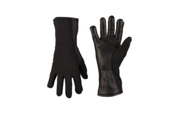 Image of MIL-TEC Lined Flame-Retardent Pilot Gloves - Men's, Black, Medium, 12523102-009