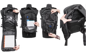 Image of MIL-TEC Ranger Assault Pack, 100% Polyester, Polyvinylchloride coated, Green/Black, 20L, 14002101