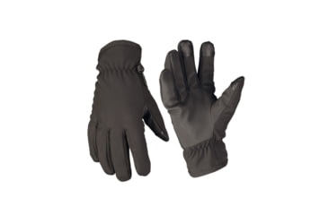 Image of MIL-TEC Thinsulate Softshell Gloves, Black, 2XL, 12521302-906