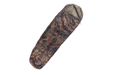 Image of MIL-TEC Commando Sleeping Bag, Flecktarn Camo, 88.6 x 30 x 22, 14102021