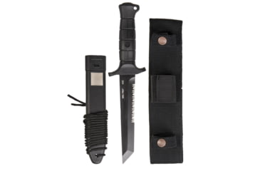 Image of MIL-TEC KM2000 Special Forces Combat Fixed Blade Knife, 6.5in, 440 Steel, Polyamide, Black, 15362100