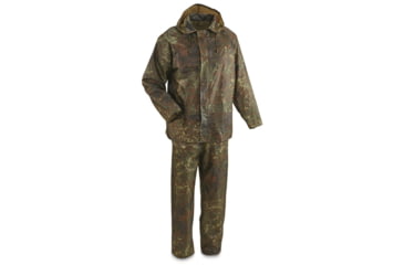 Image of MIL-TEC Wet Weather Suit - Men's, Flecktarn Camo, 4XL, 10625021-908
