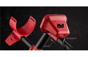 Image of Minelab Vanquish 340 Metal Detector, Black/Red, 3820-0001
