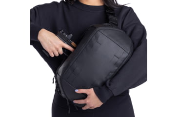 Image of Mission First Tactical Achro Sling Bag, Black, B2-SL-BL
