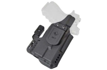 Image of Mission First Tactical Pro Kydex IWB Light Holster, Sig P320 Carry w/TLR-7, Ambidextrous, Black, H5-SIG-8-WL-7-BL