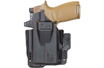 Image of Mission First Tactical Pro Kydex IWB Light Holster, Sig P320 X Carry w/TLR7 A, Ambidextrous, Black, H5-SIG-9-WL-7