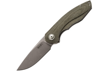 Image of MKM Timavo Linerlock Viper Folding Knife, Green canvas micarta handle, MK VP02-GC